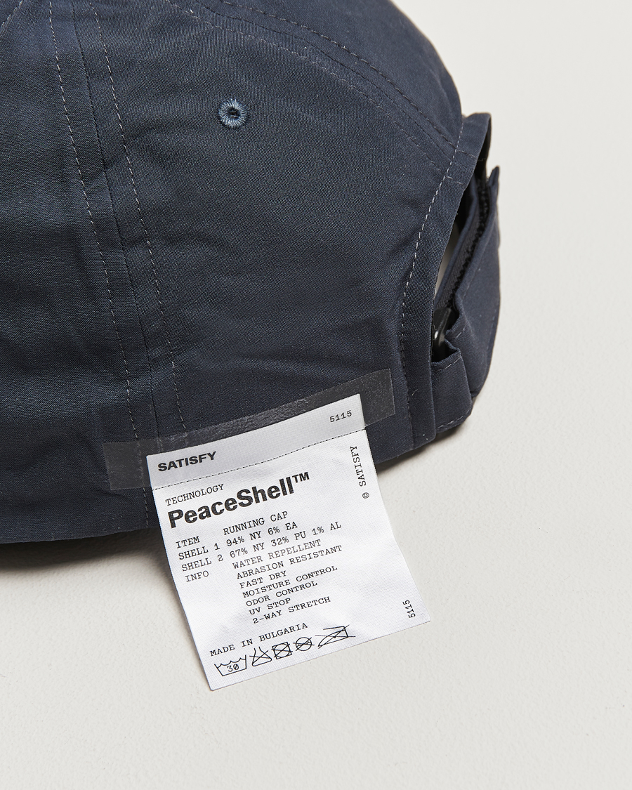 Homme | Satisfy PeaceShell Running Cap Charcoal | Satisfy | PeaceShell Running Cap Charcoal