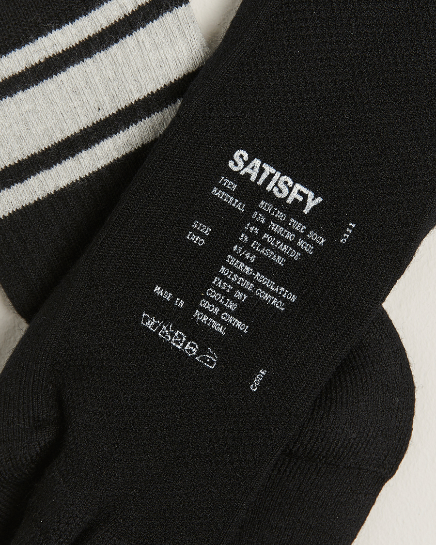 Homme | Sous-Vêtements Et Chaussettes | Satisfy | Merino Tube Socks Black