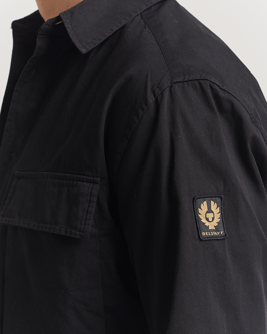 Homme | Chemises | Belstaff | Scale Cotton Pocket Shirt Black