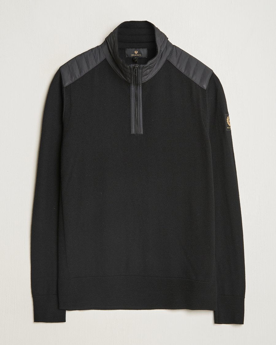 Homme | Pulls Et Tricots | Belstaff | Kilmington Quarter Zip Jumper Black
