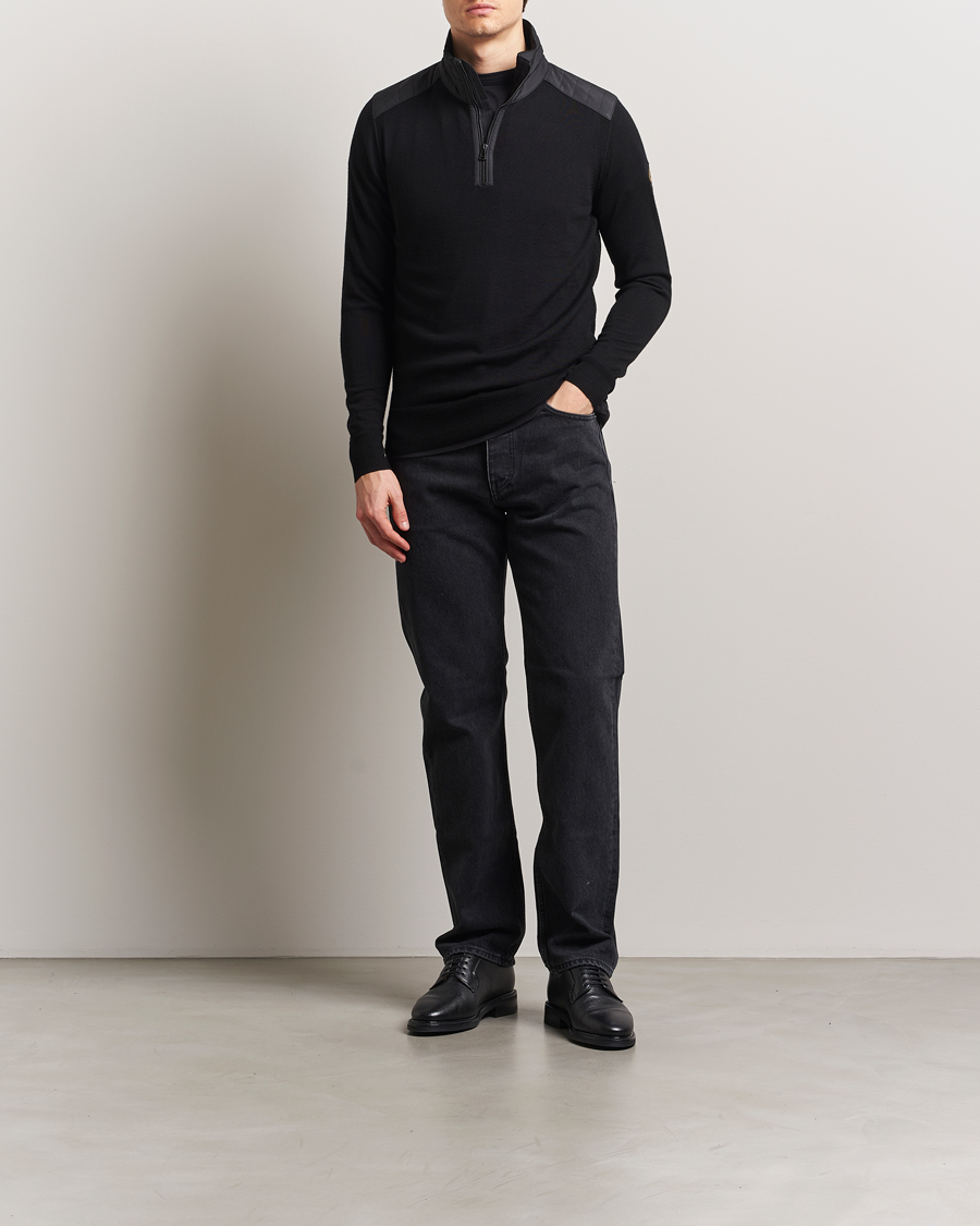 Homme | Pulls Et Tricots | Belstaff | Kilmington Quarter Zip Jumper Black