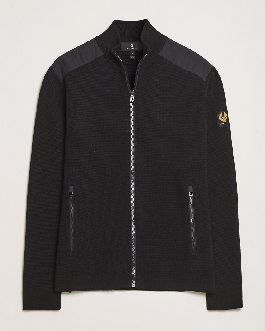 Homme | Pulls Et Tricots | Belstaff | Verge Zip Cardigan BLACK