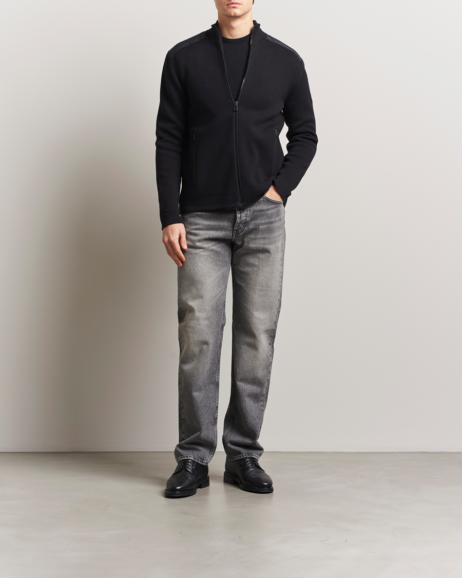 Homme | Pulls Et Tricots | Belstaff | Verge Zip Cardigan BLACK