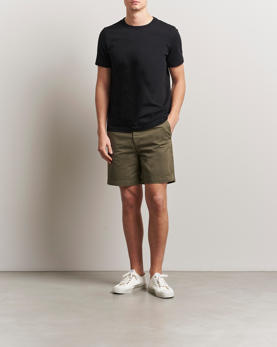 Homme | Shorts | Belstaff | Rally Cotton Shorts Surplus Green