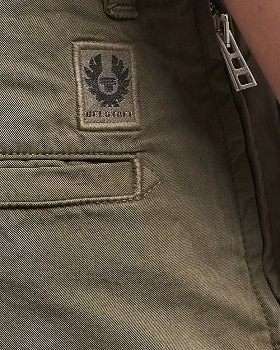 Homme | Shorts | Belstaff | Rally Cotton Shorts Surplus Green