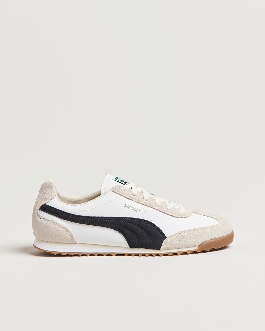 Homme | Puma Arizona Retro Leather Sneaker White | Puma | Arizona Retro Leather Sneaker White