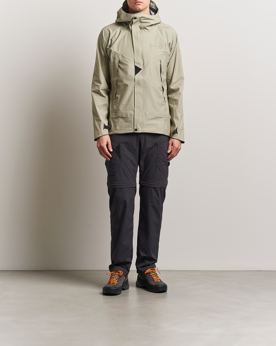 Homme | Manteaux Et Vestes | Klättermusen | Asynja Lightweight Waterproof Jacket Silver Green