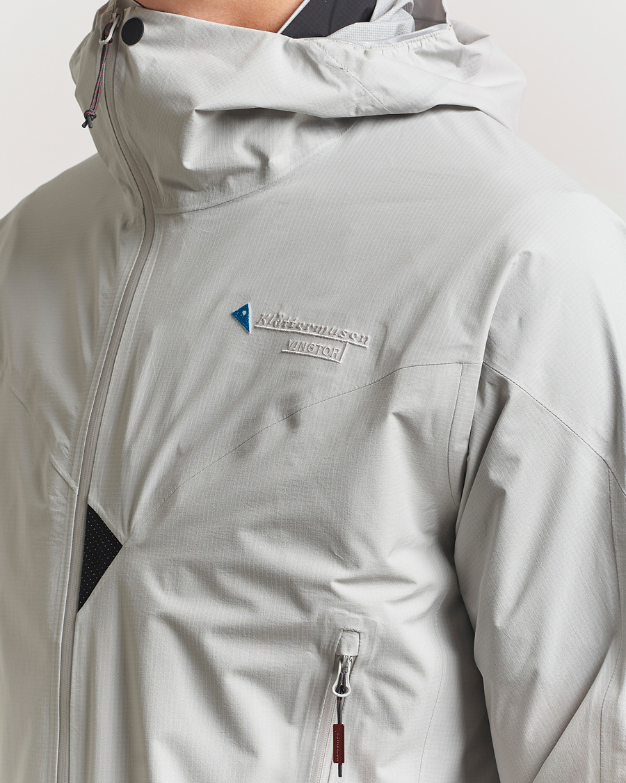Homme | Manteaux Et Vestes | Klättermusen | Vingtor Hooded Shell Jacket Moon