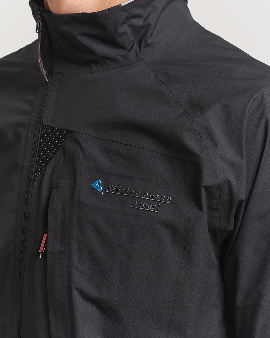 Homme | Chemises | Klättermusen | Vidre Zip Short Sleeve Shirt Black