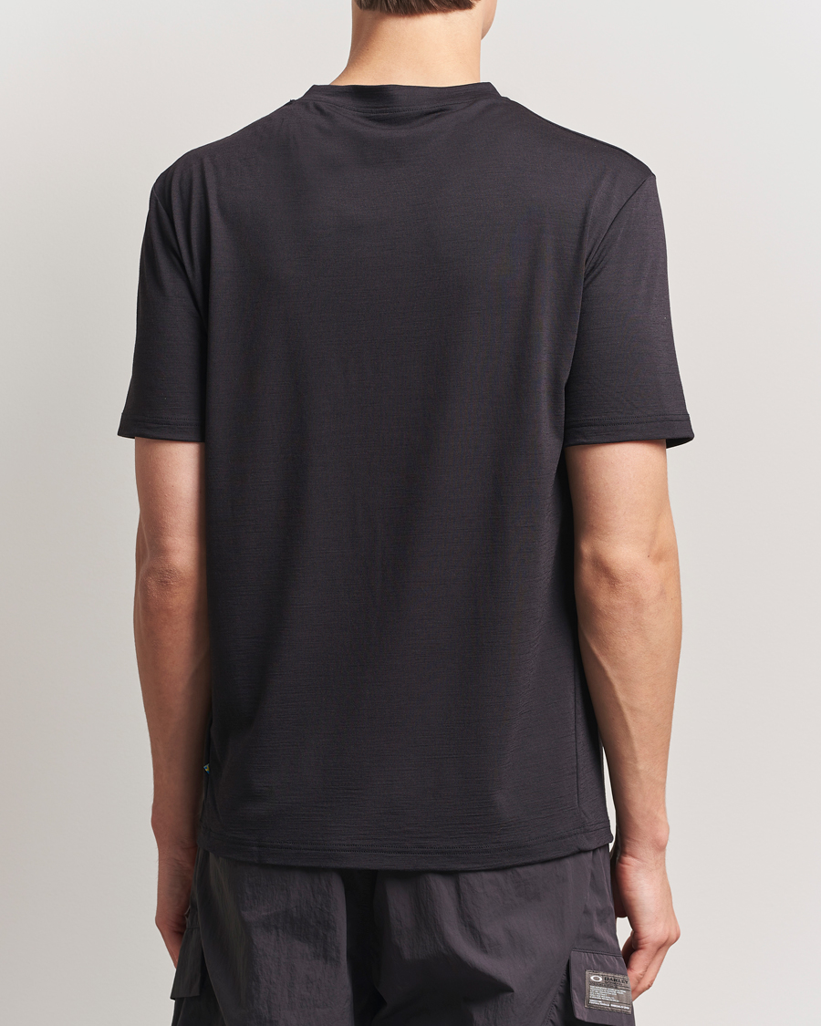 Homme | T-shirts | Klättermusen | Narfi Short Sleeve Running T-Shirt Raven