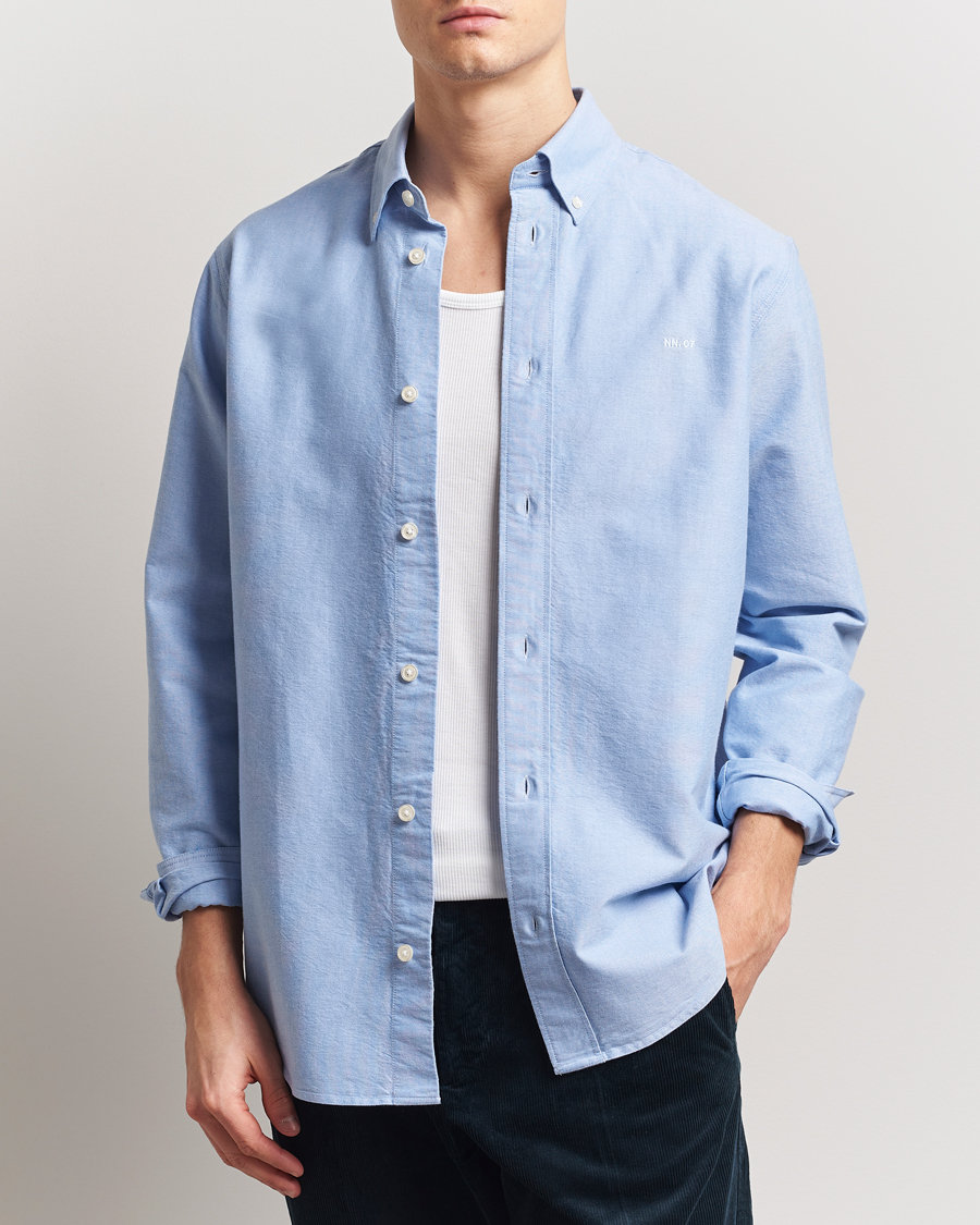Homme | Chemises | NN07 | Colby Oxford Shirt Light Blue
