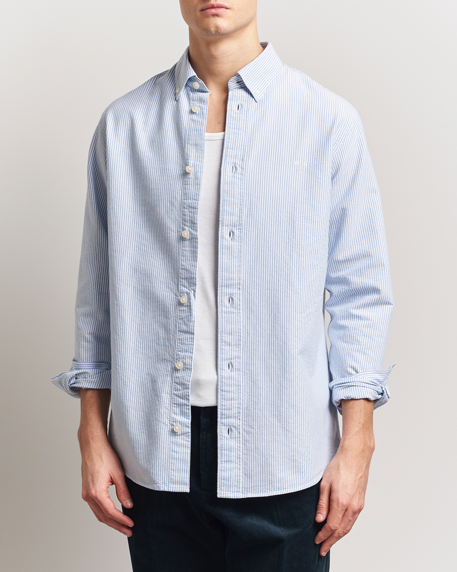 Homme | Chemises | NN07 | Colby Oxford Shirt Blue/White