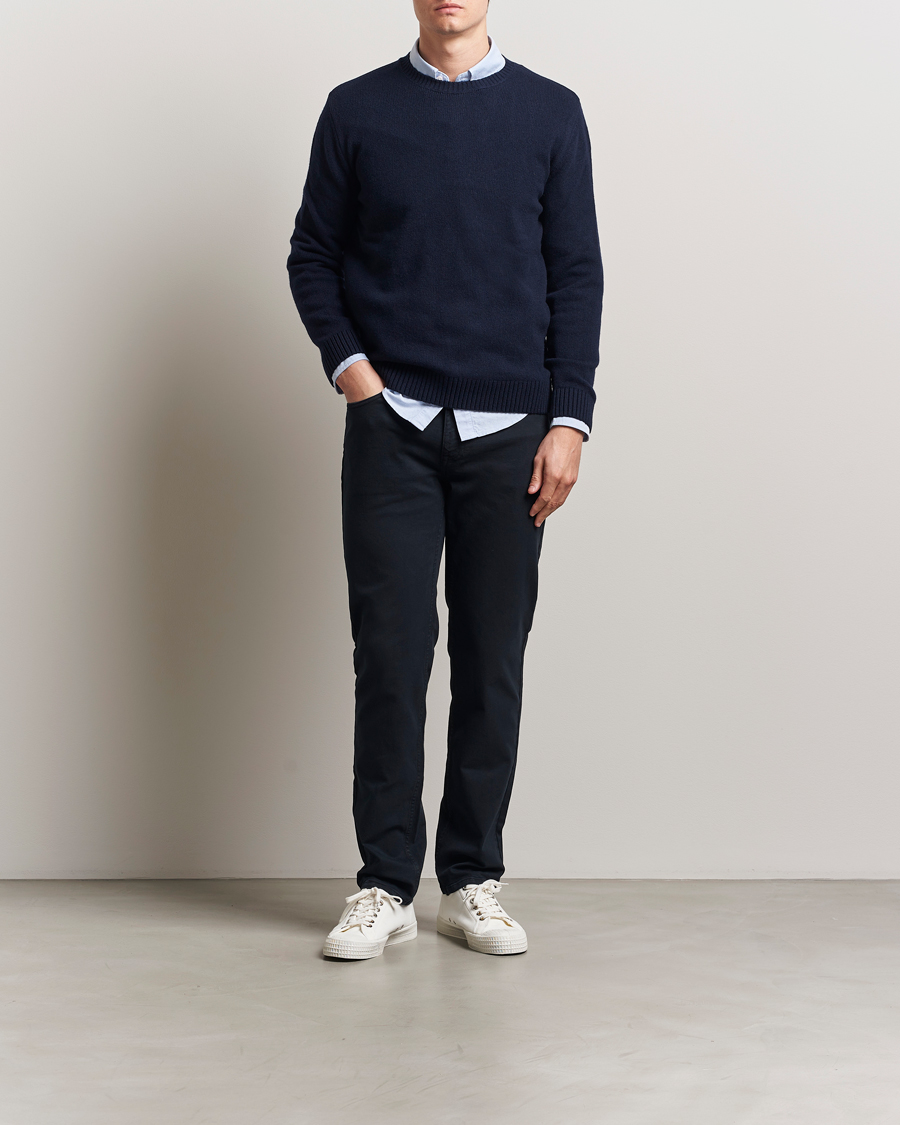 Homme | Pantalons | NN07 | Tony 5-Pocket Pants Navy Blue