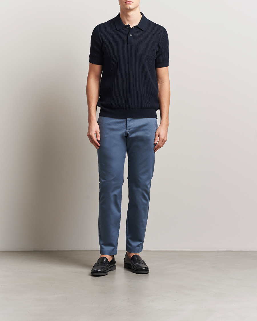 Homme | Pantalons | NN07 | Theo Regular Fit Stretch Chinos Bering Blue
