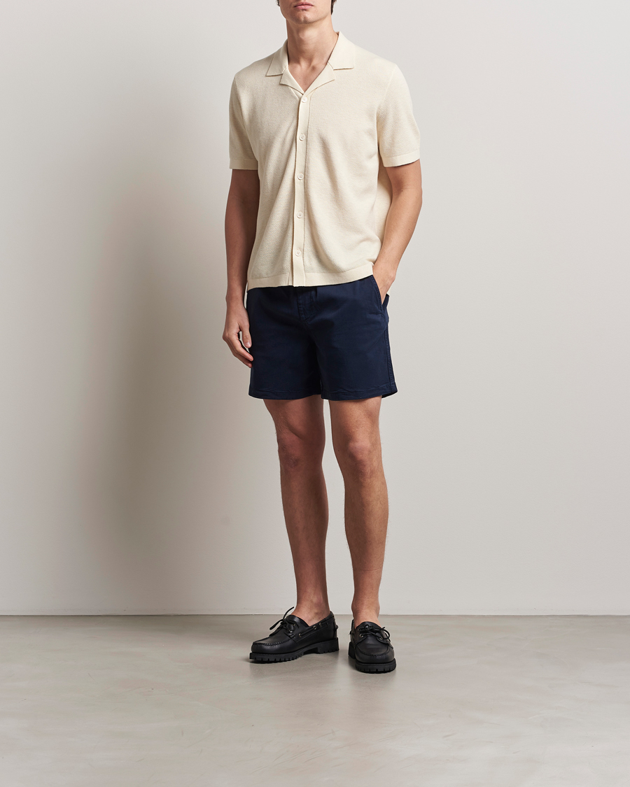 Homme | Shorts | NN07 | Gregor Drawstring Shorts Navy Blue