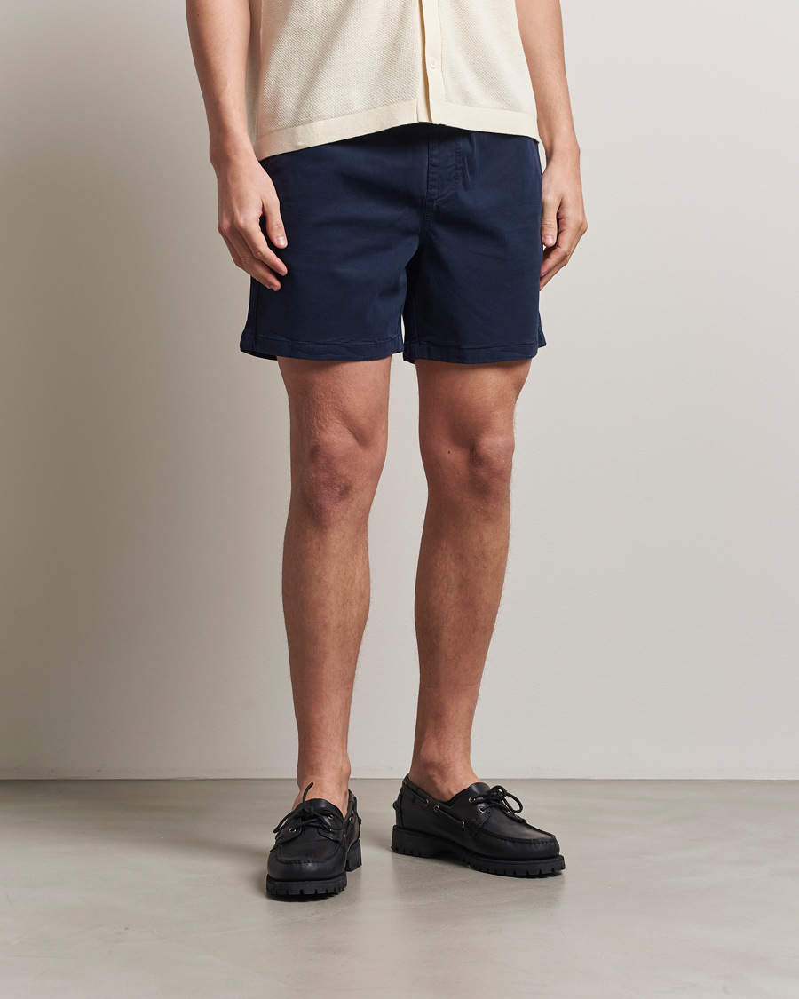 Homme | Shorts | NN07 | Gregor Drawstring Shorts Navy Blue