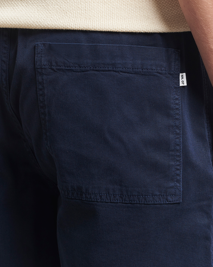 Homme | Shorts | NN07 | Gregor Drawstring Shorts Navy Blue