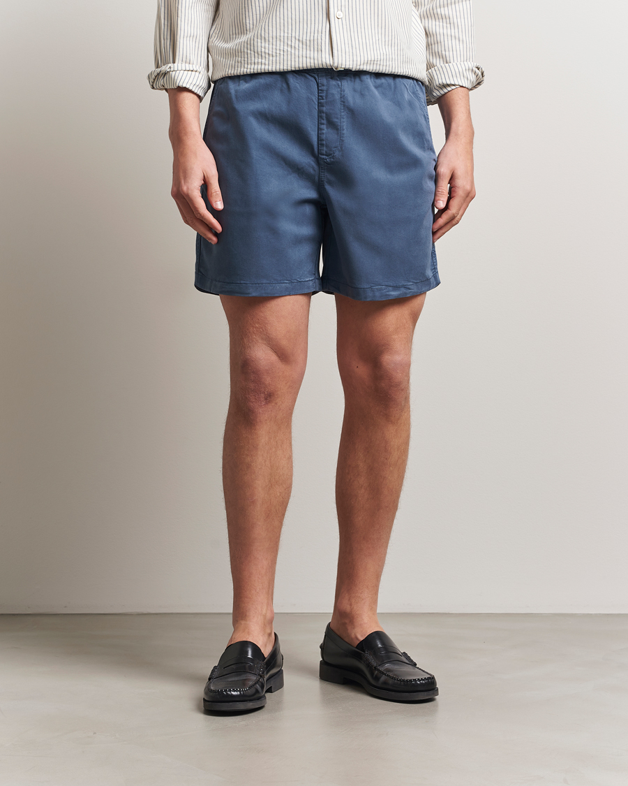 Homme | Shorts | NN07 | Gregor Drawstring Shorts Bering Blue