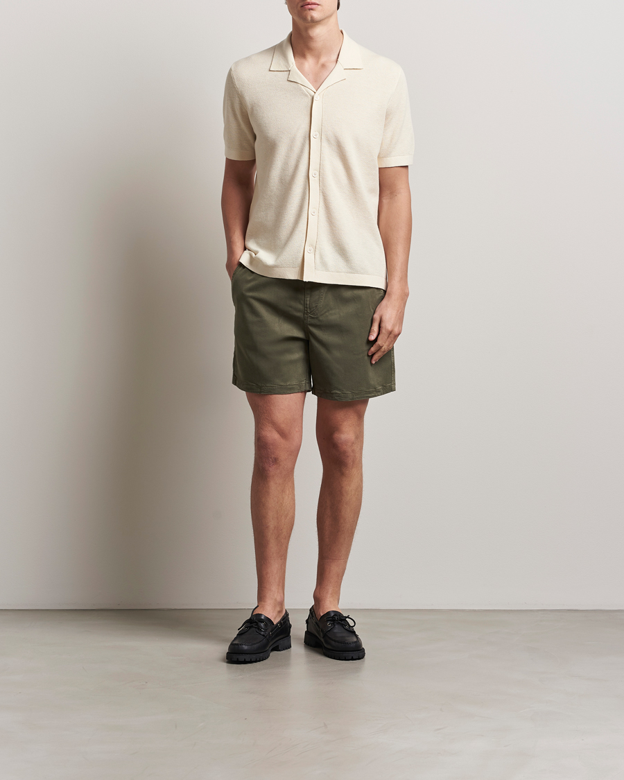 Homme | Shorts | NN07 | Gregor Drawstring Shorts Capers Green