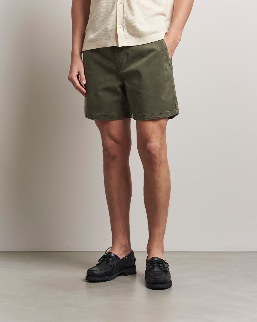 Homme | Shorts | NN07 | Gregor Drawstring Shorts Capers Green