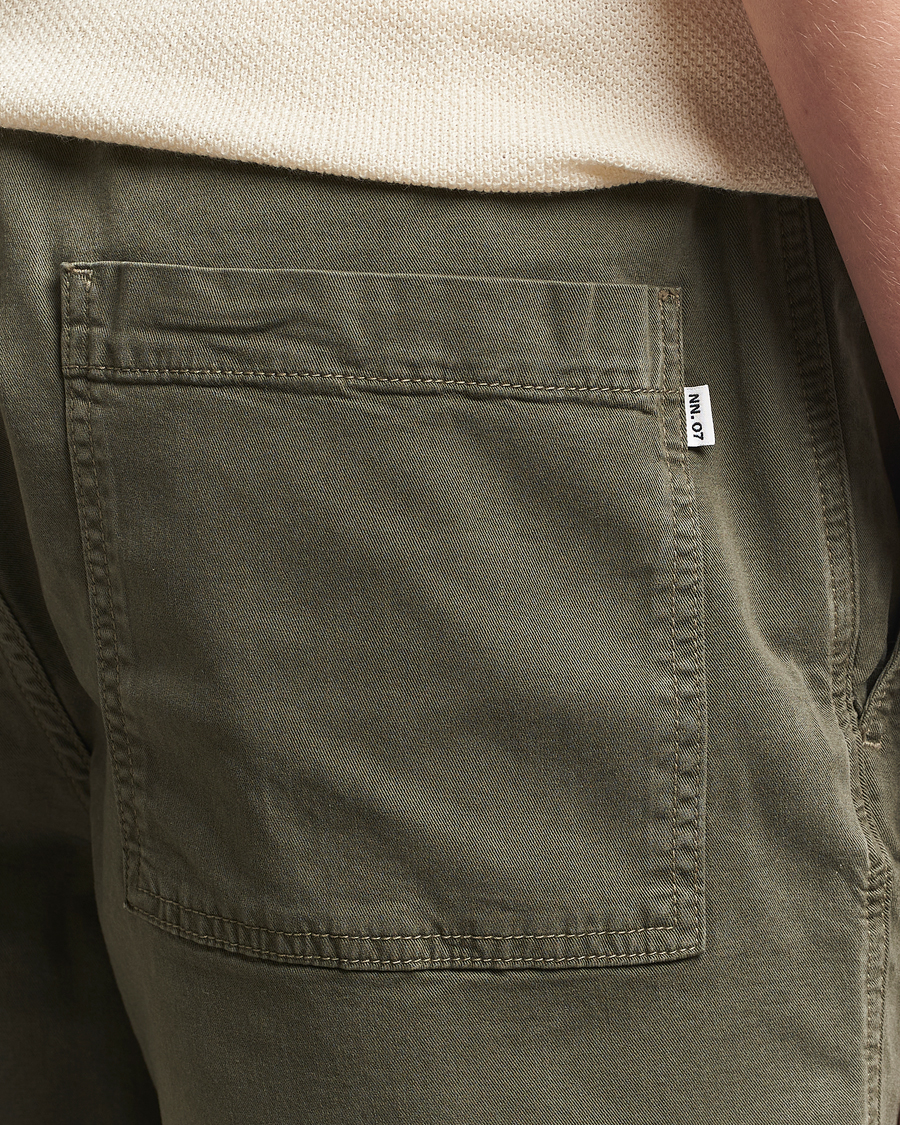 Homme | Shorts | NN07 | Gregor Drawstring Shorts Capers Green