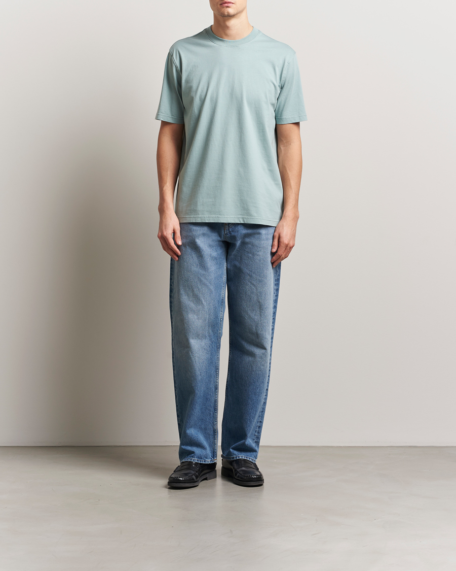 Homme | T-shirts | NN07 | Adam Pima Crew Neck T-Shirt Steely Blue