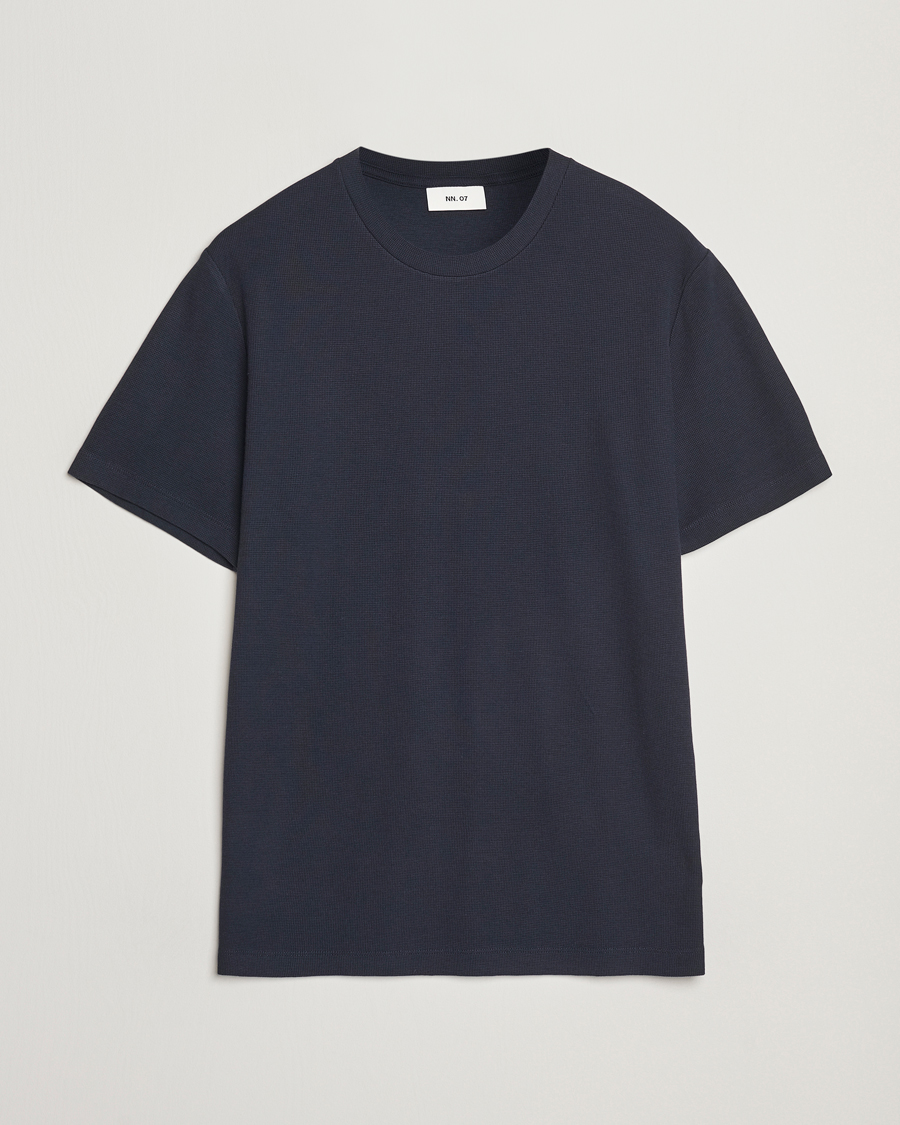 Homme | T-shirts | NN07 | Clive Crew Neck T-Shirt Navy Blue