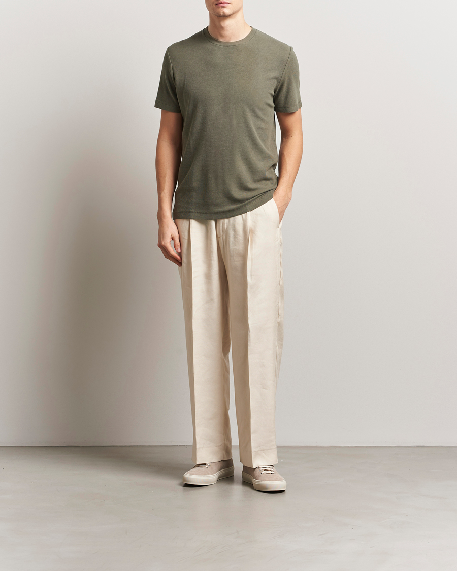 Homme | T-shirts | NN07 | Clive Crew Neck T-Shirt Capers Green