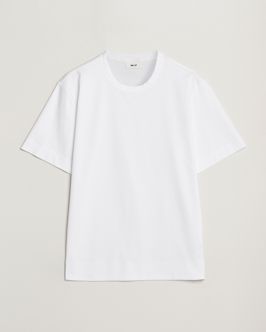Homme | T-shirts | NN07 | Pedro Mercerized Crew Neck T-Shirt White