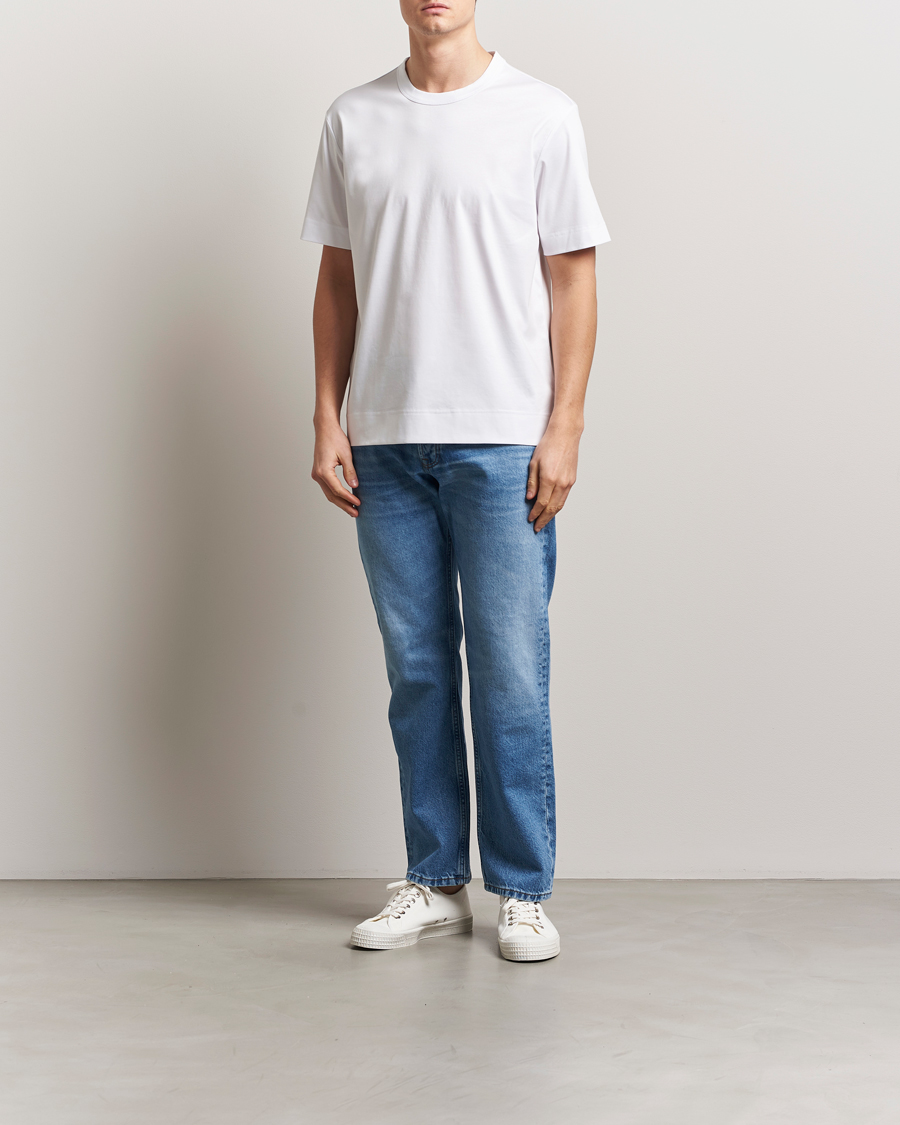 Homme | T-shirts | NN07 | Pedro Mercerized Crew Neck T-Shirt White
