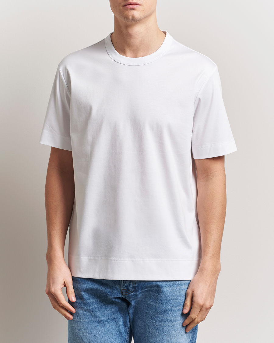 Homme | T-shirts | NN07 | Pedro Mercerized Crew Neck T-Shirt White