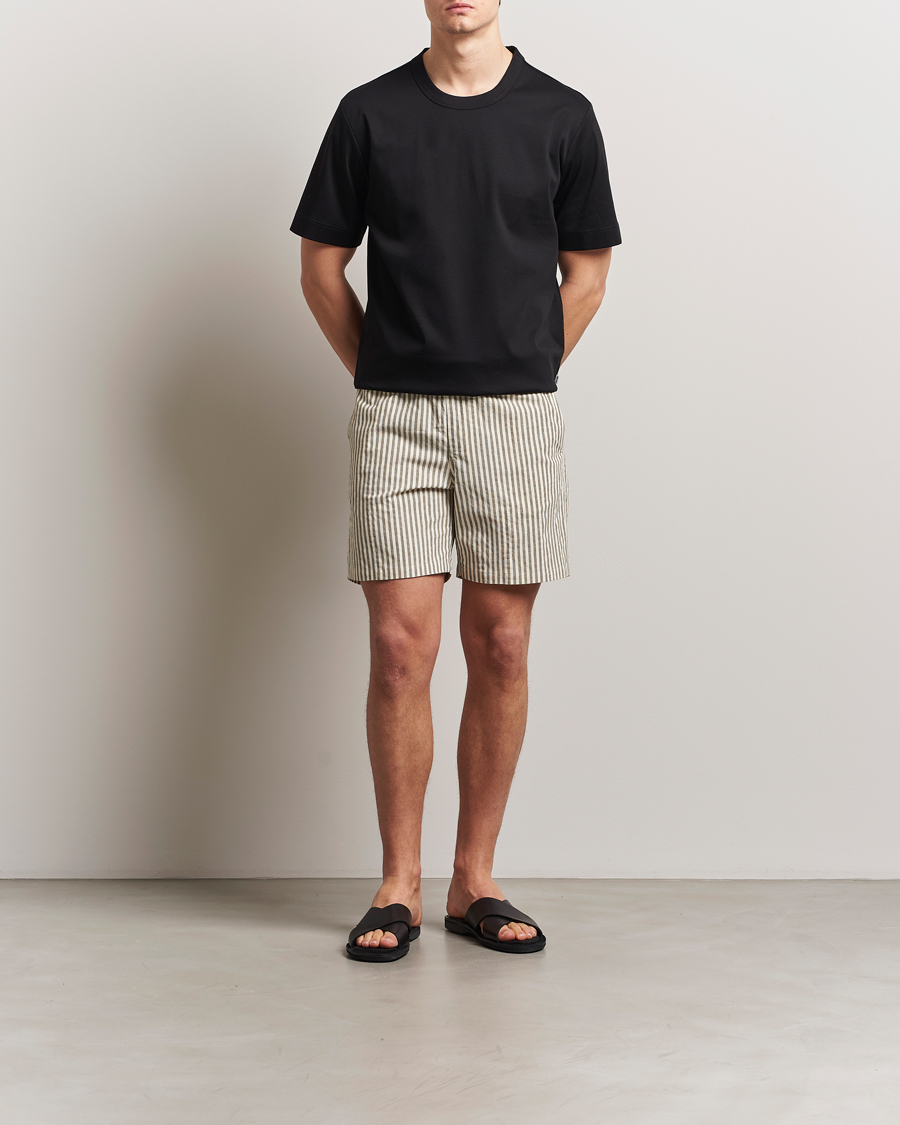 Homme | T-shirts | NN07 | Pedro Mercerized Crew Neck T-Shirt Black