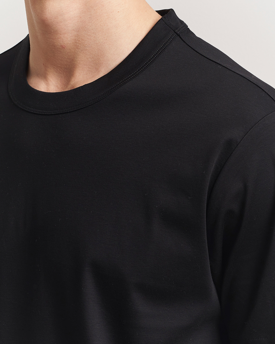 Homme | T-shirts | NN07 | Pedro Mercerized Crew Neck T-Shirt Black