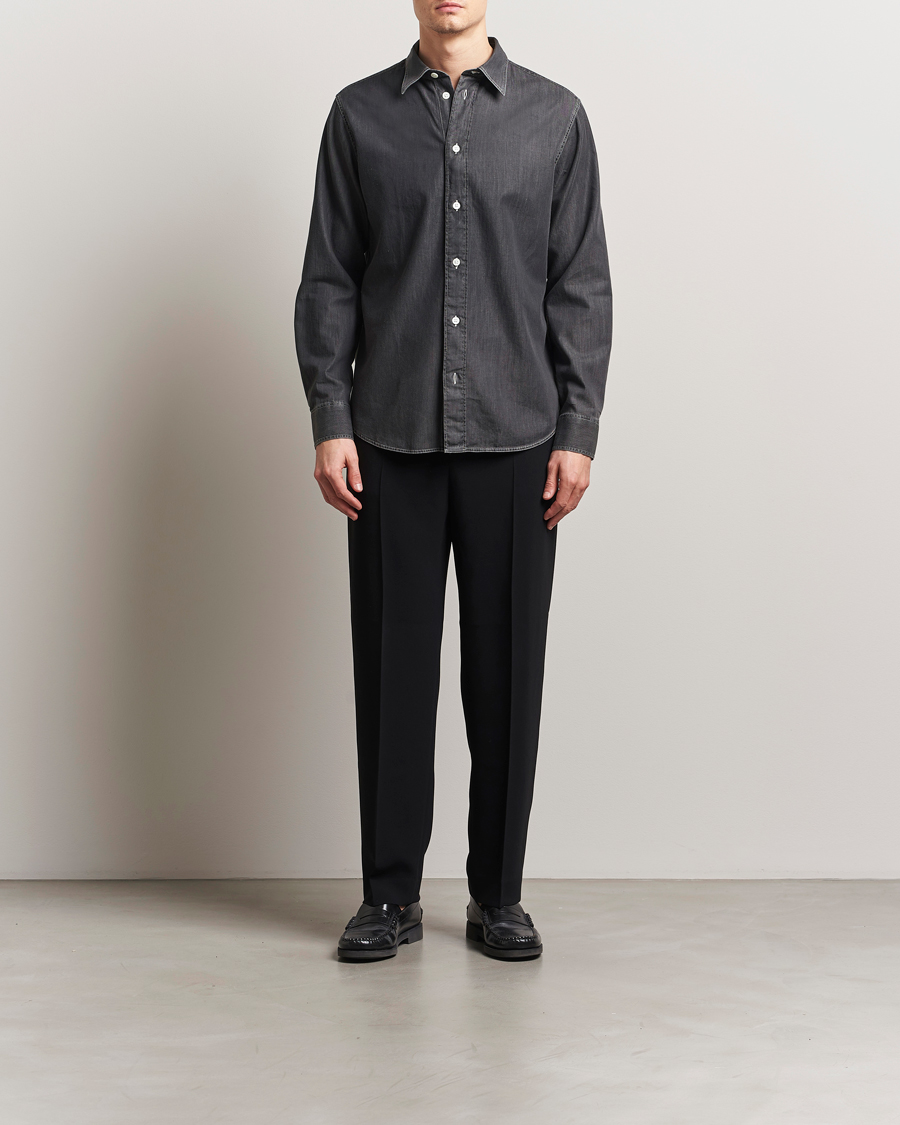Homme | Chemises | NN07 | Colby Denim Shirt Dark Grey