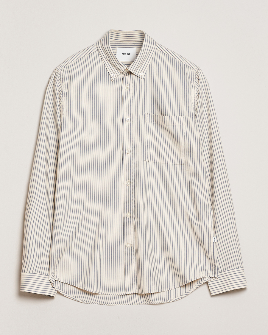 Homme | Chemises | NN07 | Arne Tencel Shirt Sea Stripe