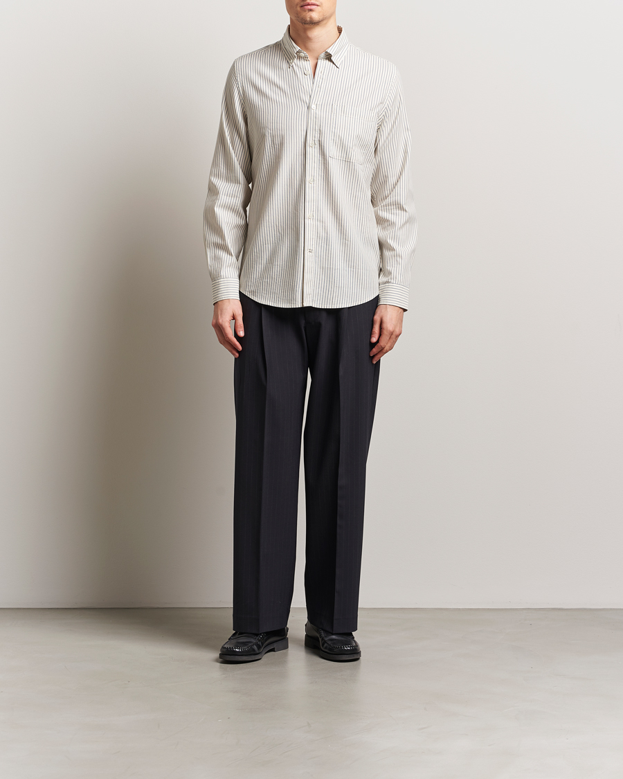 Homme | Chemises | NN07 | Arne Tencel Shirt Sea Stripe