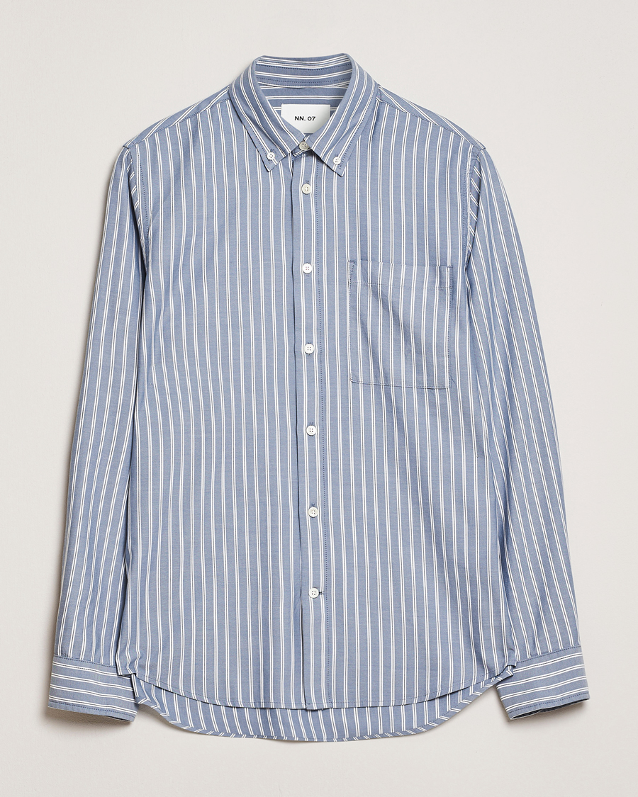 Homme | Chemises | NN07 | Arne Tencel Shirt Multi Stripe