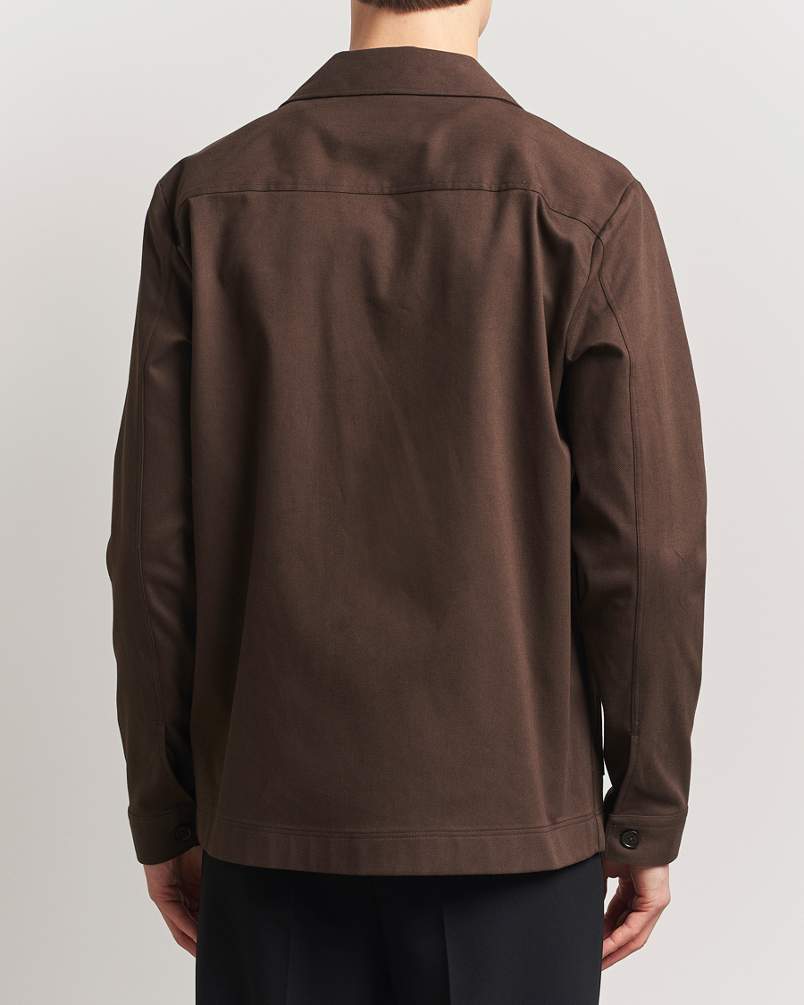 Homme | Chemises | NN07 | Olav Pocket Overshirt Demitasse Brown