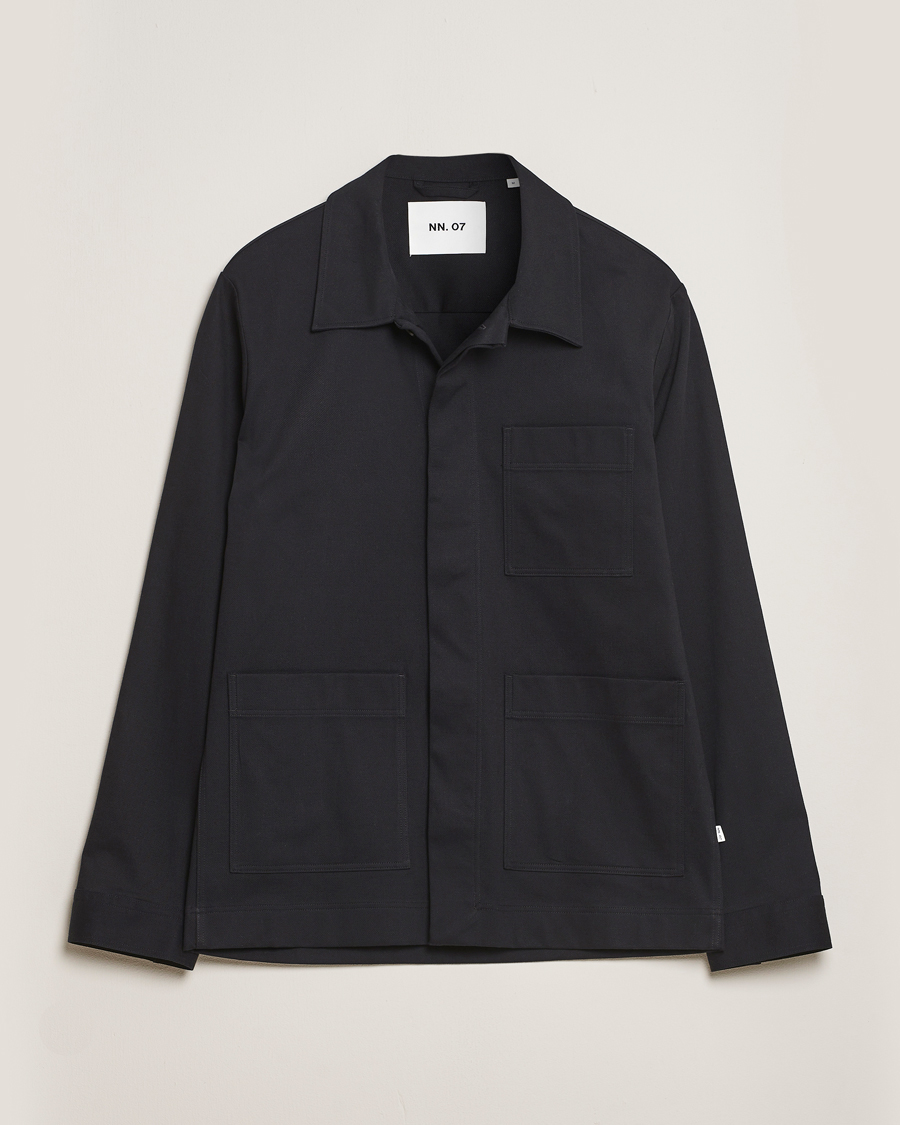 Homme | Chemises | NN07 | Olav Pocket Overshirt Black