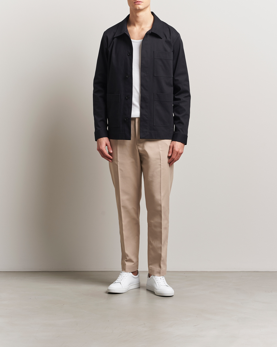 Homme | Chemises | NN07 | Olav Pocket Overshirt Black