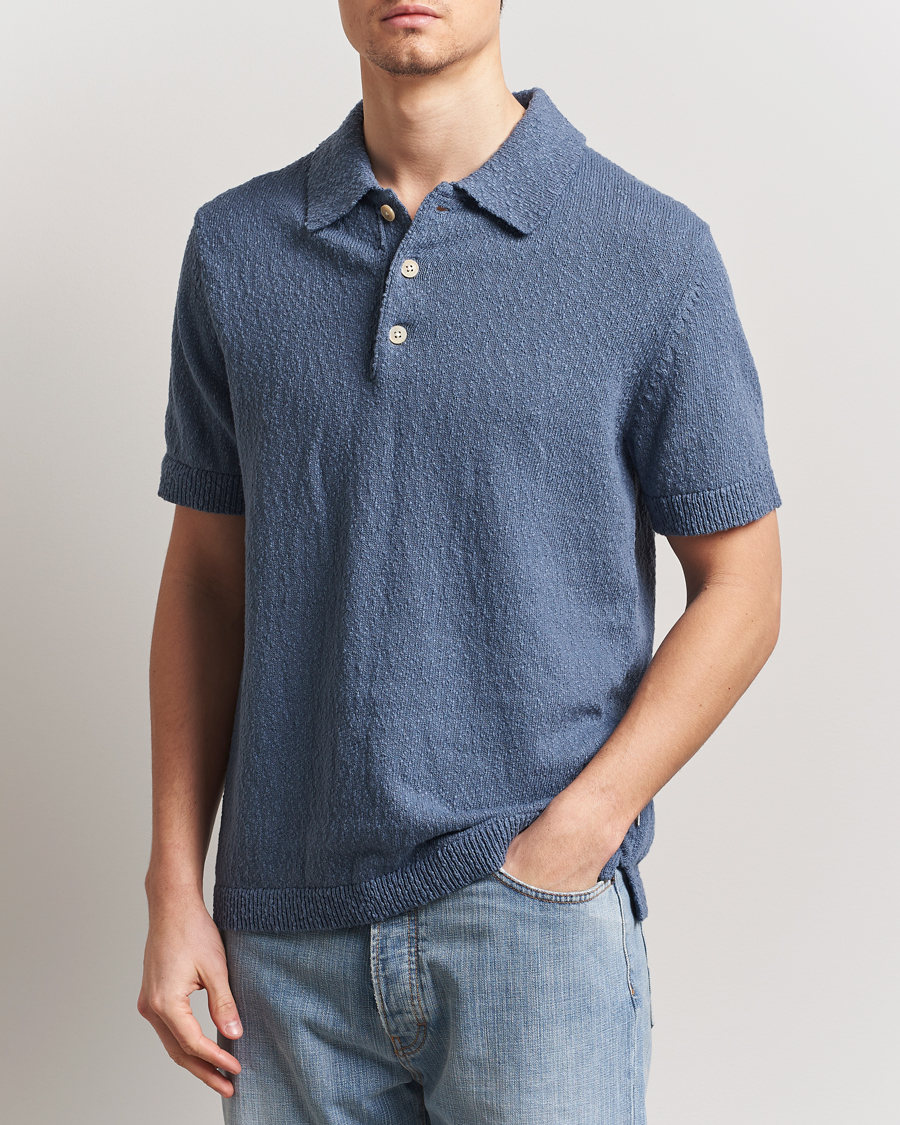 Homme | Polos | NN07 | Randy Knitted Polo Bering Blue