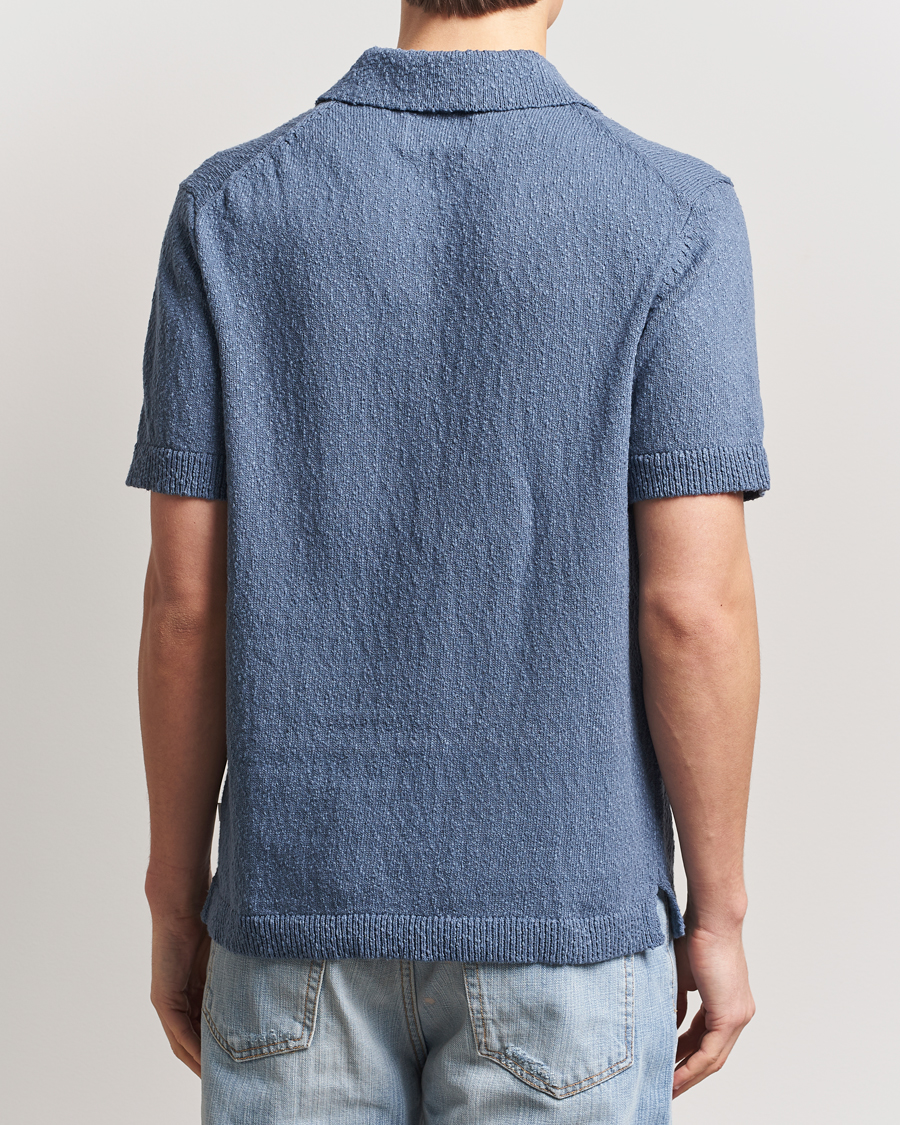 Homme | Polos | NN07 | Randy Knitted Polo Bering Blue