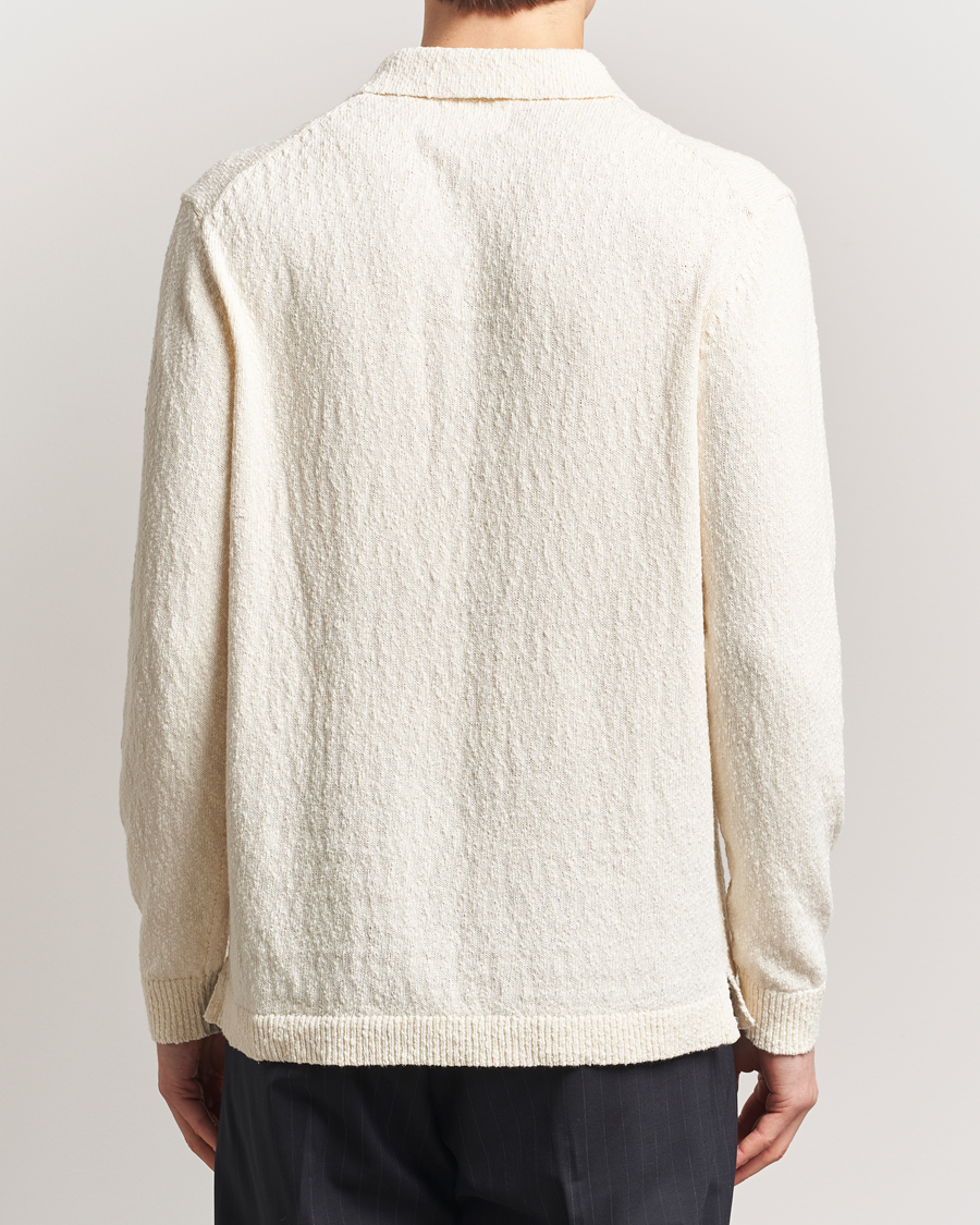 Homme | Pulls Et Tricots | NN07 | Randy Knitted Long Sleeve Polo Ecru