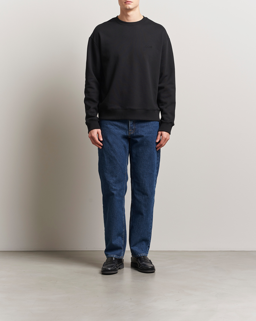 Homme | Pulls Et Tricots | NN07 | David Crew Neck Sweatshirt Black