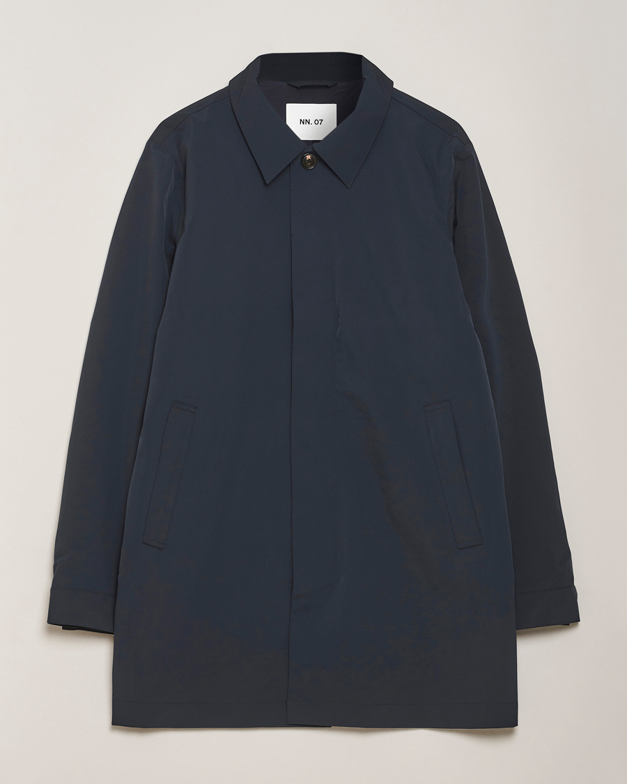 Homme | Manteaux Et Vestes | NN07 | Kim Waterproof Car Coat Navy Blue