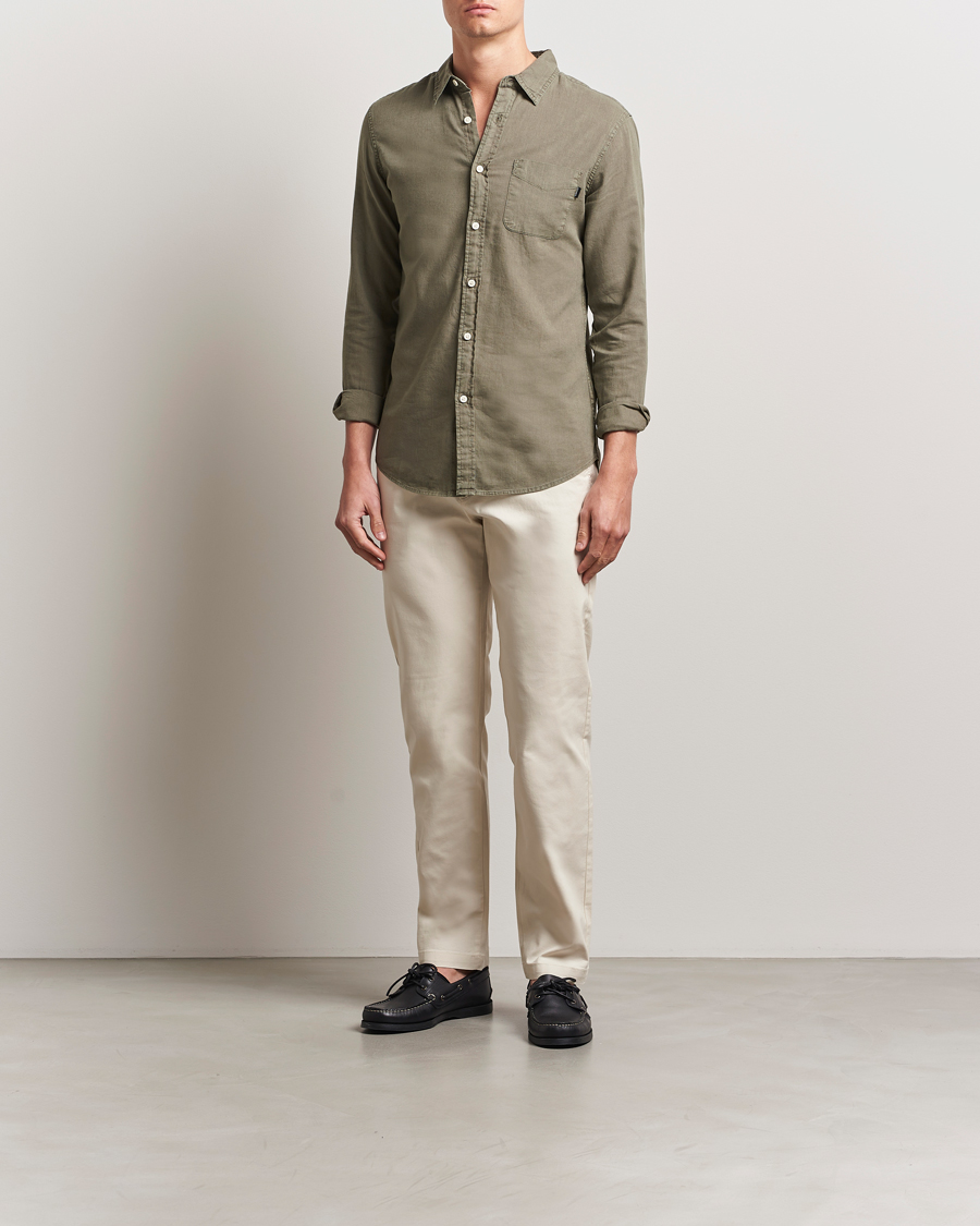 Homme | Pantalons | Dockers | Crafted Khaki Slim Cotton/Linen Chino Summer Earth
