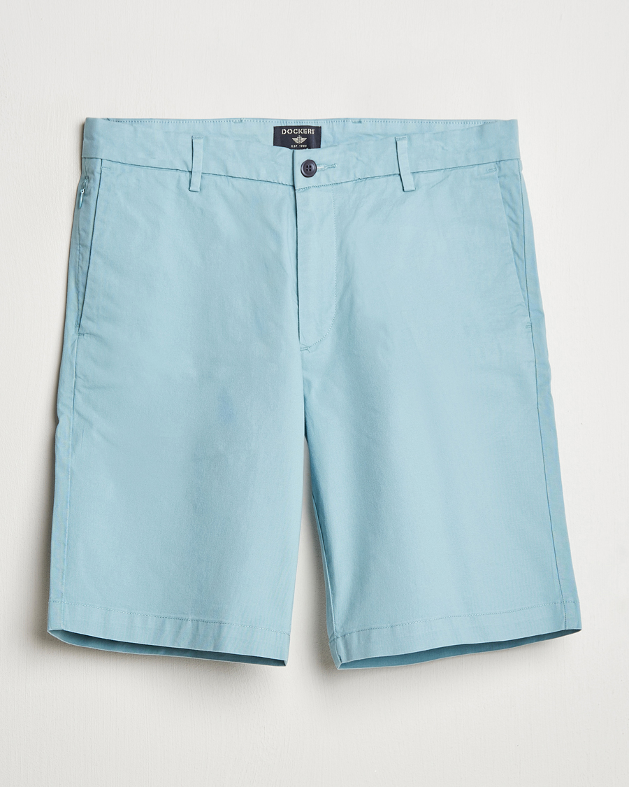 Homme | Shorts | Dockers | Slim Cotton/Linen Shorts Tourmaline