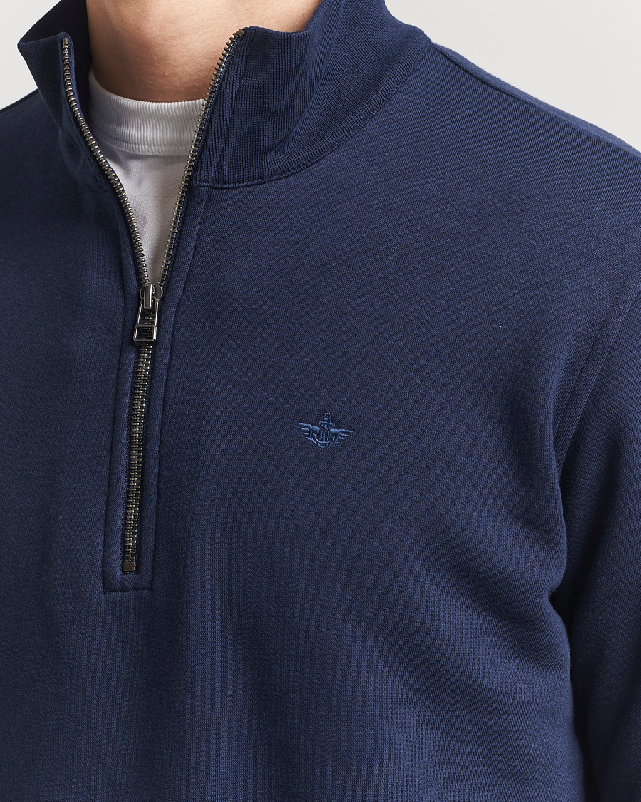 Homme | Pulls Et Tricots | Dockers | Quarter Zip Fleece Navy Blazer