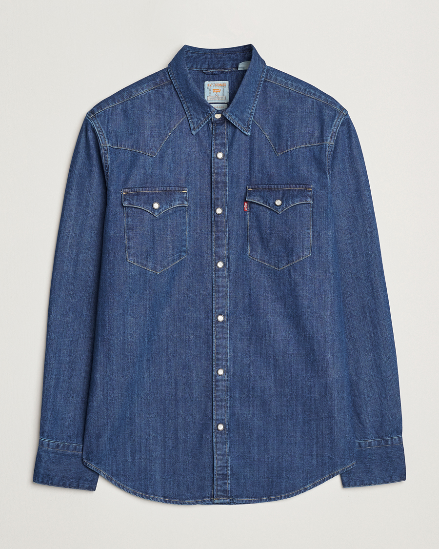 Homme | Chemises | Levi's | Barstow Western Standard Shirt Medium Blue