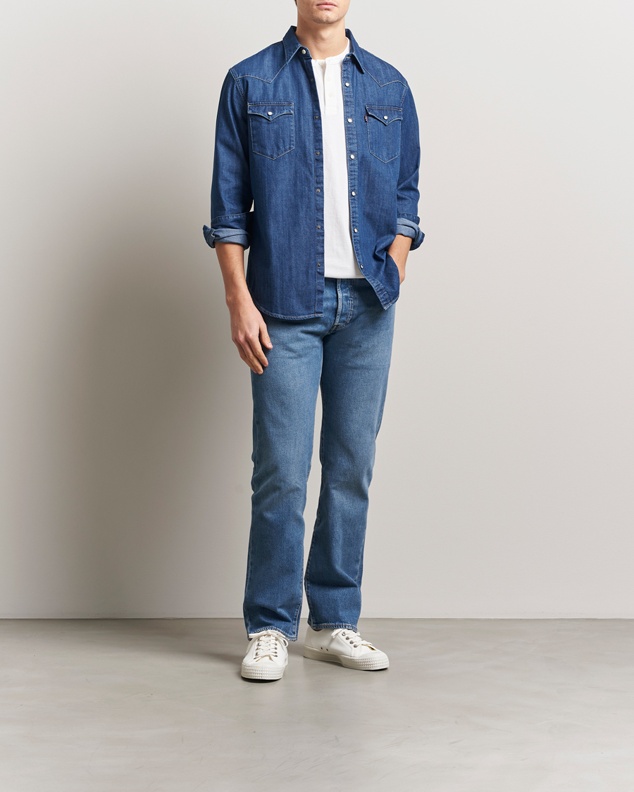 Homme | Chemises | Levi's | Barstow Western Standard Shirt Medium Blue